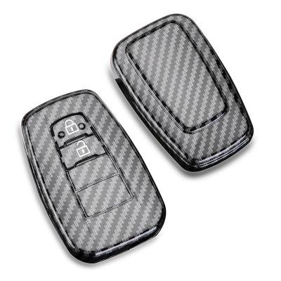 China New Fashion Customized Carbon Fiber Car Key Case 2 Buttons Car Key Projector for sale