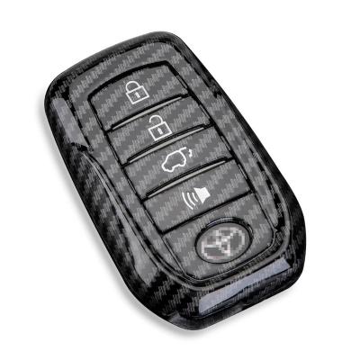 China Carbon fiber factory direct sales car key case suit for original carbon fiber key protecter car key cover for sale