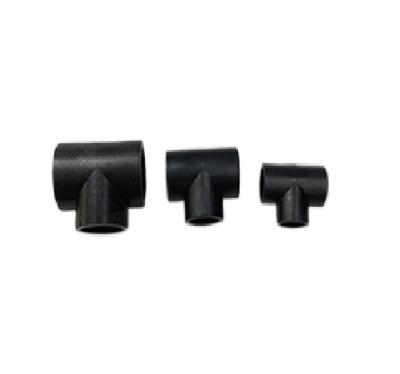 China Pipe Lines Connect 2023 In HDPE Electro Fusion Equal PE Fusion Equal PE Fusion Tee Pipe Fittings for sale