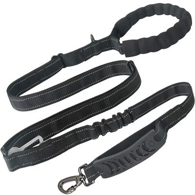 China 4-in-1 Dog Leash Car Seat Belt Multi-Function Heavy Duty Reflective Pet Leash Shock Absorbing Bungee for sale