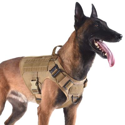 China High Quality Padded Color Tactical Adjustable Customized Mechanical Wash For Sport Dog Walking Training Harness for sale