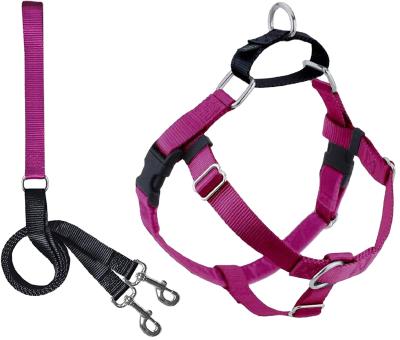 China Custom Design 2 Dog Liberty Pull No Pull Adjustable Soft Comfortable Control Wiring Dog Harness for sale