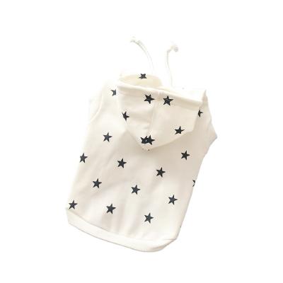 China 2021 Autumn And Winter New Dog Clothes Small Dog Viable Hooded Printing Clothes Pet Sweater for sale