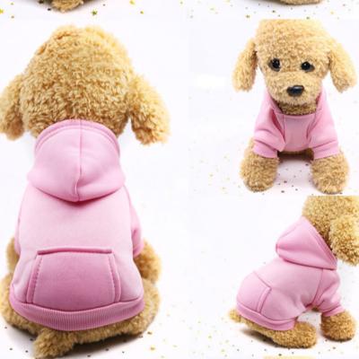 China Wholesale Custom Viable Dog White Puppy Hoodie Four Legs Pet Winter OEM Dog Warming Clothes for sale