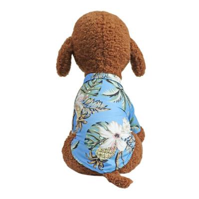 China Small Spring Autumn Hawaii Dog Clothes Pet Dog Teddy Bear Cat Shirt Viable Summer China for sale