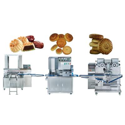 China Factory Guangdong Automatic Huide Mamoul Snacks Maamoul Mamool Making Machine Machinery Maamoul Production Line Encrusting Machine for sale