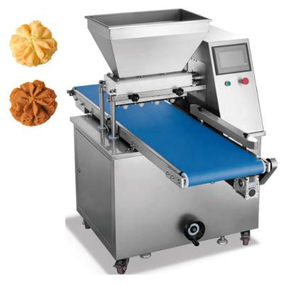 China Commercial Automatic Biscuit Jenny Cookie Snacks Maker Wire Cutter Depositor Bakery China Maker Machine Production Line for sale