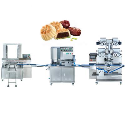 China Multifunctional Automatic Encrusting Machine Mamoul Maamoul Production Line Food Processing Machine Maamoul Making Machine for sale