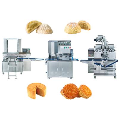 China High Efficiency Easy Operation High Efficiency Machine for Encrusting Maamoul Mooncake Making Bakery Equipment for Factory Use for sale