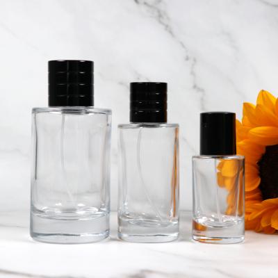 China 100ml Spray Bottles Glass Perfume Bottle Cosmetic Wholesale Square Perfume Bottle Te koop