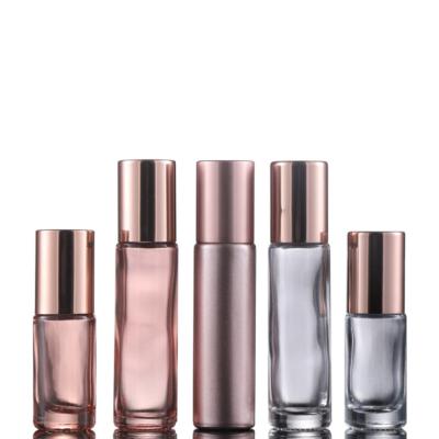 China Personal Care Customized Roll On Glass Perfume Bottle 10ml 30ml Roll On Glass Bottle for sale