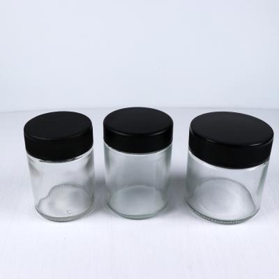 China 200ml Cosmetic Glass Jar For Sale Glass Concentrate Jar Cream Glass Jar With Cctv Child Resistant Lid for sale