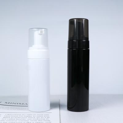 China Cosmetic Dispenser Hand Wash Hair Foam Bottles 200ml Purple Black Foam Pump Bottle for sale