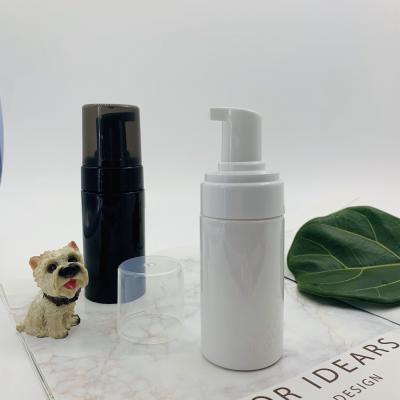 China Foam Factory Hot Selling Foam Pump Black Plastic Empty Cosmetic Foam Dispenser Bottle for sale