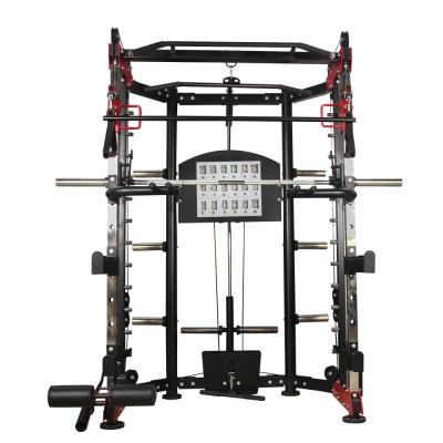 China Smith Life Fitness Cable Machine Multifunction Equipment Home Gym Maquina Bearings Universal Functional With Trainer Heavy Duty Power Cage for sale