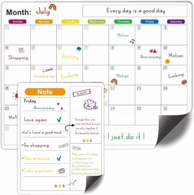 China Shape Fridge Calendar Magnetic Sticker Custom for sale