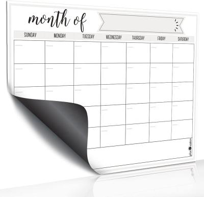 China Form Magnetic Dry Erase Calendar For Fridge Custom Available for sale