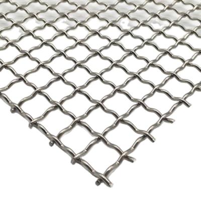 China Contemporary Double Crimped Stainless Steel Wire Mesh for sale