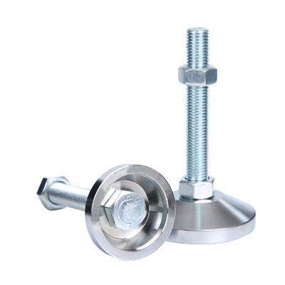 China AD4050 Round Carbon Steel Heavy Duty Fixed Leveling Feet Leveling Feet Stainless Steel Adjustable Leveling Feet For Furniture for sale