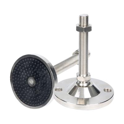 China AD60 Heavy Duty Universal Adjusting Round Carbon Steel Feet Furniture Adjusting Metallic Furniture Leveling Feet for sale