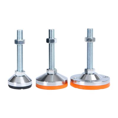 China AD100 Round Heavy Duty Universal Adjusting Feet Stainless Steel Matel Adjustable Leveling To Mount Adjustable Feet for sale