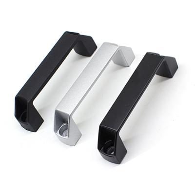 China Simple Aluminum Alloy/Aluminum Alloy U-Shape Durable Cheap Easy Installation Nylon Pull Handles For Industrial Equipment for sale