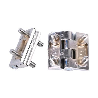 China Cheap workmanship 60*60*8mm industrial exquisite metal Jiangsu machine tool accessories zinc alloy hinges with screw for sale