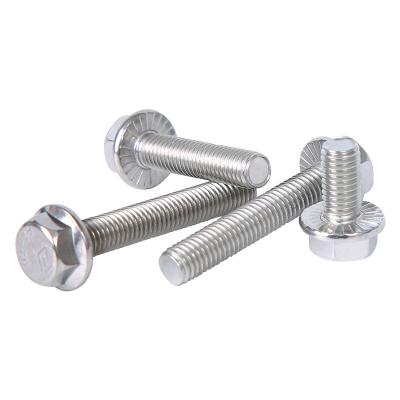 China 304 316 Stainless Steel Hex Flange DIN6921 Screws for sale