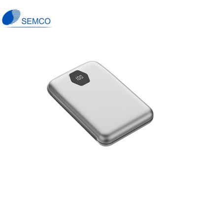 China Fast Charging Support semco 18W 10000mAh Mobile Phone Power Bank 9V2A USB C Lighting Input Fast Charging Phone Power Bank for sale