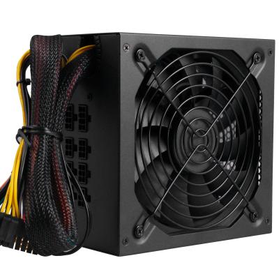 China ATX 650w 80Plus Power Supply Efficiency Semi Modular Bronze Desktop Atx Power Supply Active PFC With Black 12cm Fan for sale