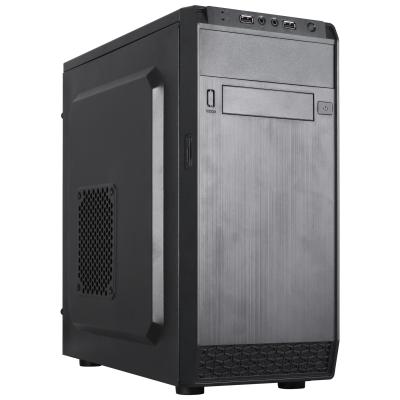 China With Fan Entry Level Desktop Micro Business Case ATX And ​​Mid Tower PC Cabinet With ATX Power Supply for sale