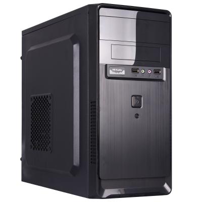 China With Fan 0.45mm Thickness Entry Level ATX Micro Desktop Case Computer Cabinet With PSU for sale