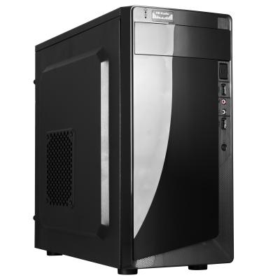 China With Fan 0.45mm 0.5mm ATX Thickness Entry Level Micro Desktop Case Computer PC Cabinet for sale