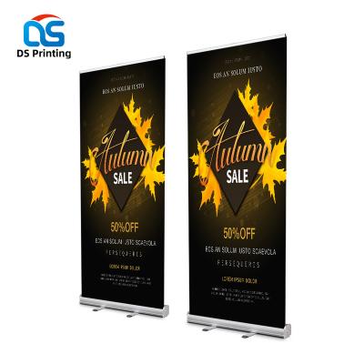 China Teardrop / factory standard roll up popsicles banner flex fabric system double height electronic outdoor quality roll up lcd banner stander custom for sale