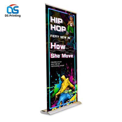 China Printable Plastic Teardrop Steel Roll / Full Standard Aluminum Wide Base Up Popsicles Marketing Banner System Outdoor Rolled Double Banner for sale