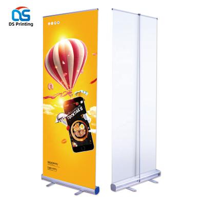 China Birthday Party Aluminum Alloy 85*200cm 120*200 2m Standard ABS 510 Waterproof Empty Bamboo Teardrop/PET Roll Up Banner Stand Stand for sale