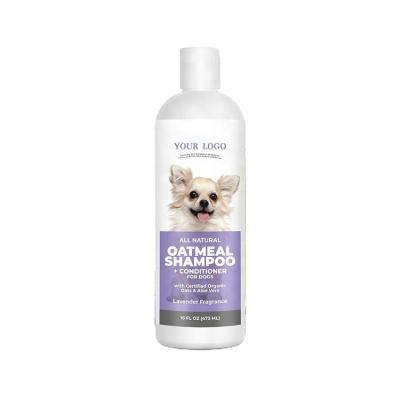 China Hot Selling Natural Oatmeal Dog Shampoo & Conditioner Viable Dry Irritant Relief For Sensitive Skin With Soothing Aloe Vera + Baking Soda for sale