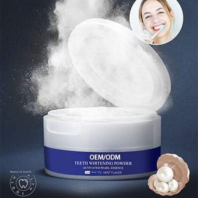 China Original White Teeth Supplier Organic Teeth Whitening Powder Effective Solvent Cleaning Tooth Stains Natural Whitening Tooth Powder for sale