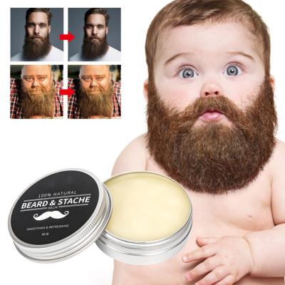 China Moisturize Best Selling Organic Beard Wax Private Label Vegan Beard Balm Men Beard Balm OEM Natural Beard Growth Conditioner for sale