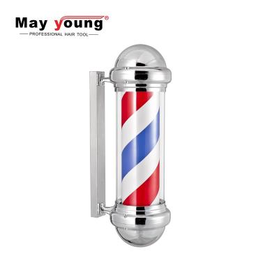 China Best Selling M311D CE Barber Shop Outdoor Rotating Pole Light for sale