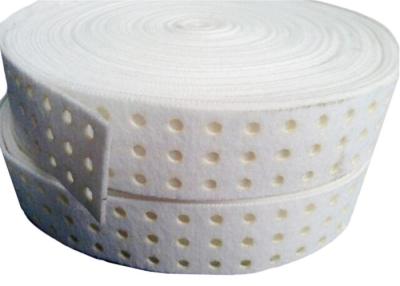 China Perforated Feed Belts / Laundry Industry Feed Felt Belt Customized Thickness for sale