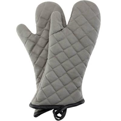 China Oven Mitts Cotton Lining Kitchen Comfortable Microwave BBQ Heat Resistant Gloves for Cooking for sale