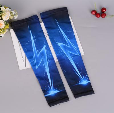 China Breathable Summer Driving Cycling Ice Silk Arm Covers Sun UV Protection Sleeves for sale