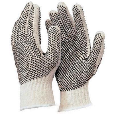 China Breathable PVC Gardening Planting Dots Garden Gloves For Digging Cotton Work Low Power Anti Slip for sale