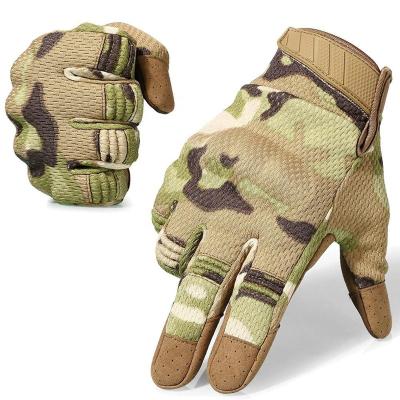 China Full Finger Touch Screen Protective Flexible Breathable Motorcycle Cycling Cycling Hunting Safety Work Sports Tactical Gloves for sale