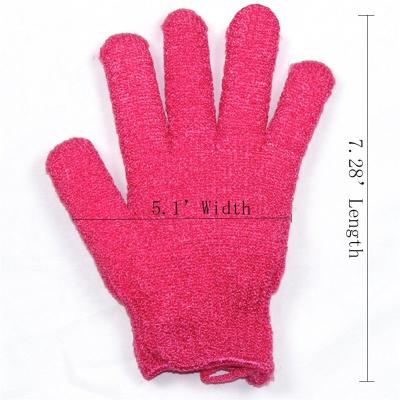 China Shower Exfoliate Scrub Gloves Sponge Towel Skin Brush Spa Loofah Body Massage Spa Deep Cleansing Shower Bath Dead Gloves for sale