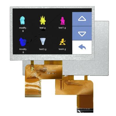 China Industrial Control/AUTO/3D Printer Rjoytek 4.3inch 480*272 TFT LCD Display SPI RGB Interface to H DMI Display Module for 3D Printer Industry for sale