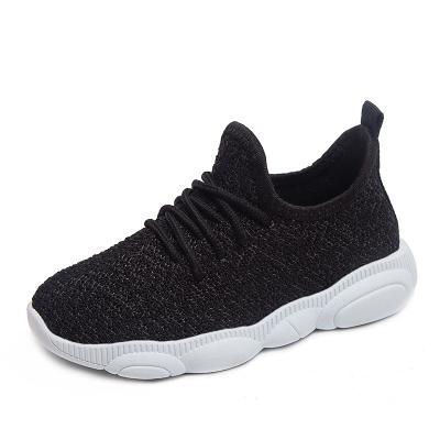 China Around 2022 New Knitted Sneakers Kids Running Fabric Sneakers for sale