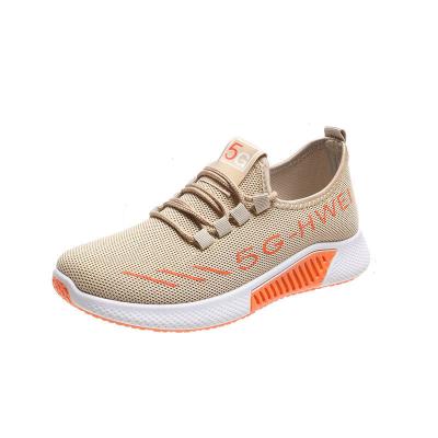 China CUSHIONING 2022 new autumn ladies spring and fly knit sports shoes Korean casual running shoes for sale