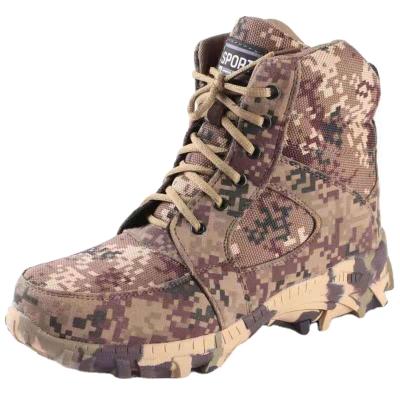 China Winter Wool Anti-skid Snow Boots For Men Keep Safety Shoes Warm Tactical Redneck And Plush Camouflage Color Military Boots for sale